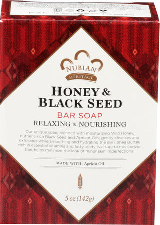 Nubian Heritage Soap Bar Honey Blk Seed