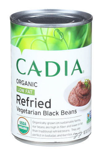 Cadia Bean Black Refried Org
