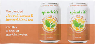 Spindrift Water Sprkl Lemon Tea 8pk