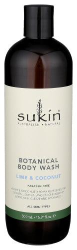 Sukin Wash Body Botncl Lime Ccnt