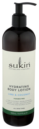 Sukin Lotion Body Hydrln Lime Ccnt
