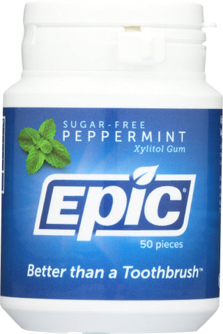 Epic Dental Gum Peppermnt Xylitol 50p