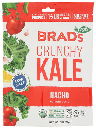 Brads Plant Based Kale Nacho Crnchy