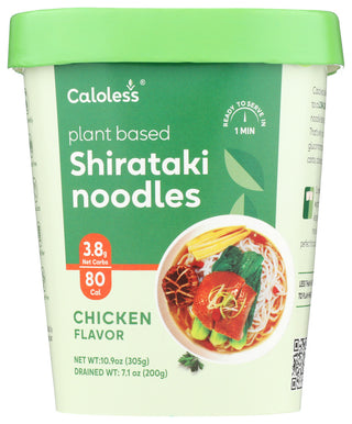 Caloless Shirataki Cup Noodl Chkn - No Plunge - Front