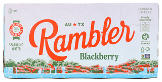 Rambler Water Spkl Blkberry 8pk - No Plunge - Front