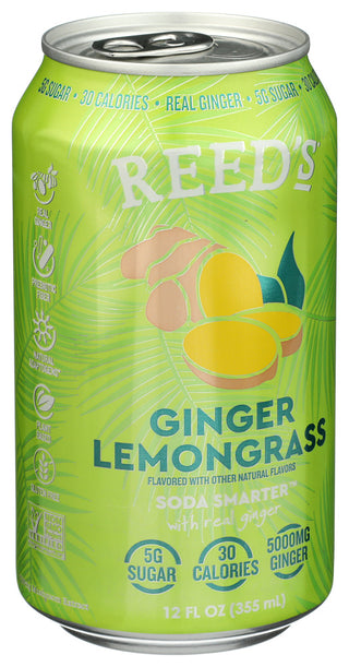Reeds Soda Func Gingr Lmngrass - Left - Front