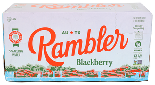 Rambler Water Spkl Blkberry 8pk - Centre - Front