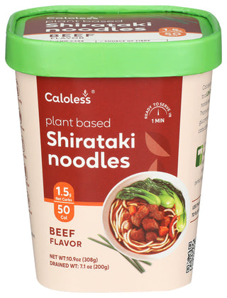 Caloless Shirataki Cup Noodl Beef - Centre - Front