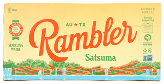 Rambler Water Sprkl Satsuma 8pc - No Plunge - Front