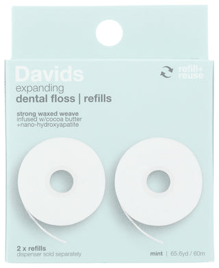 Davids Floss Mint W Hydrxpt - No Plunge - Front
