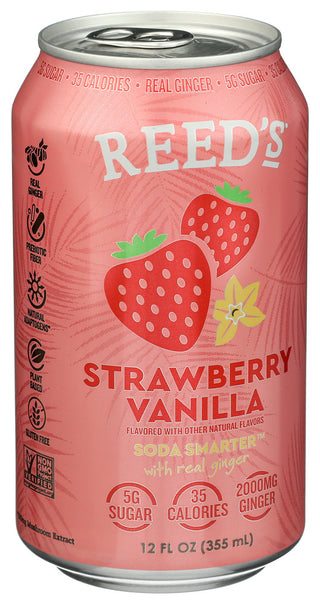 Reeds Soda Func Strwbr Vanilla - Left - Front