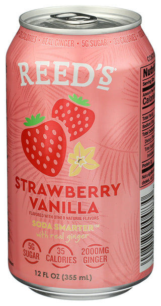 Reeds Soda Func Strwbr Vanilla - Right - Front