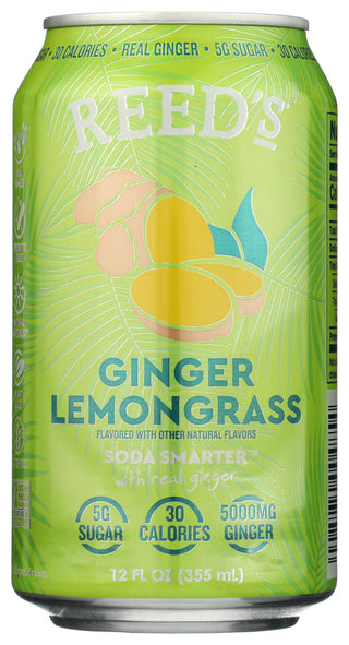 Reeds Soda Func Gingr Lmngrass - No Plunge - Front