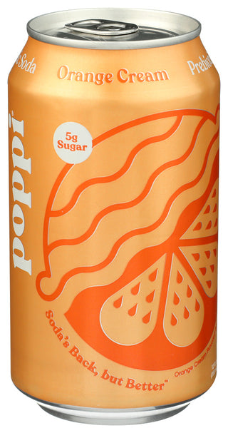 Poppi Soda Prebtc Orange Cream - Right - Front