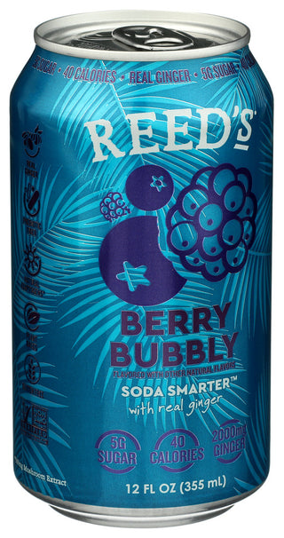 Reeds Soda Func Berry Bubbly - Left - Front