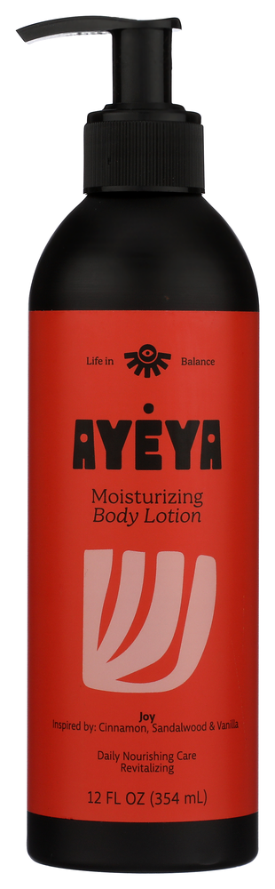 Ayeya Lotion Body Joy - No Plunge - Front