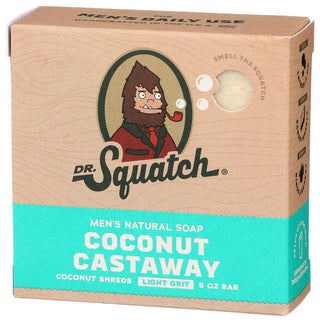 Dr Squatch Soap Bar Cocnut Castaway - Right - Front