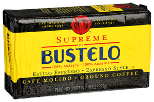 Cafe Bustelo Coffee Brick Supreme - Left - Front