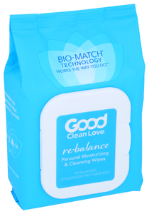 Good Clean Love Wipes Rblnc Moisturizing - Left - Front