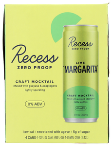 Recess Na Margarita Lime 4pk - No Plunge - Front