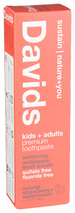 Davids Toothpst Strwbry Wtrml - Left - Front