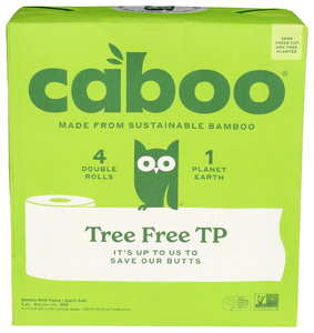 Caboo Bath Tissue Plstc Fr 4pk - Centre - Front