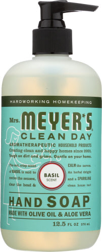 Mrs Meyers Clean Day Soap Hand Liq Basil