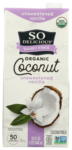 So Delicious Bev Mlk Ccnut Unswt Vnla