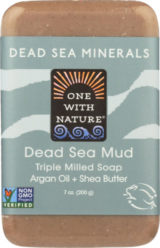 One With Nature Soap Bar Dead Sea Mud