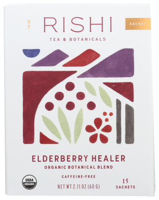 Rishi Tea Tea Elderberry 15 Ct