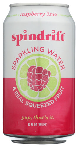 Spindrift Water Sprkl Rspbry Lm 8pk