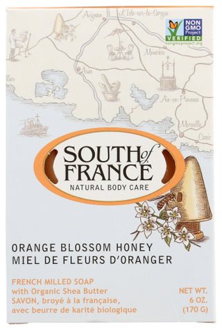 South Of France Soap Bar Orgn Blsm Honey