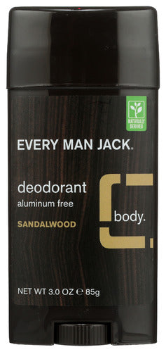Every Man Jack Deod Stk Sandalwood