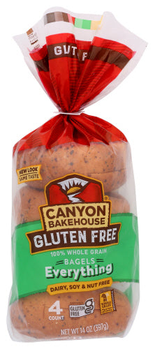 Canyon Bakehouse Bagel-everything Gf      14 Oz