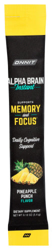 Onnit Alpha Brain Pkt Pnppl Pu