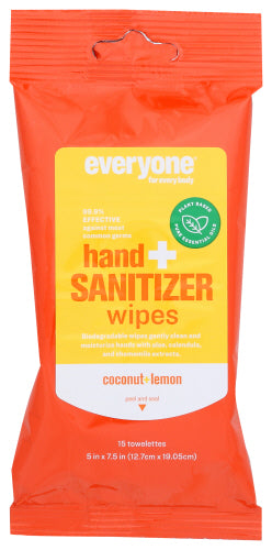 Everyone Wipes Santz Ccnut Lemon