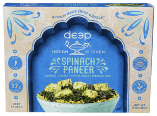 Deep Indian Kitchen Spinach Paneer With Rice