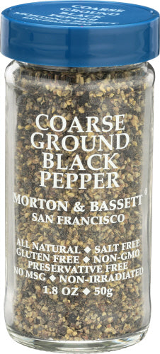 Morton & Bassett Pepper Blck Grnd Coarse