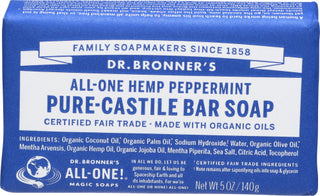 Dr Bronner Soap Bar Ppprmnt