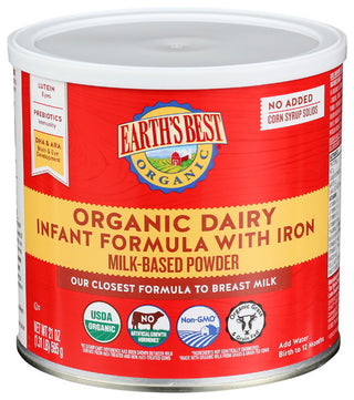 Earths Best Baby Formula W Iron Org