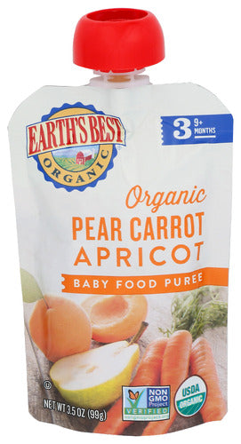 Earths Best Baby Puree Pr Car Aprc O