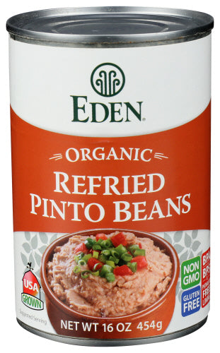 Eden Foods Bean Refrd Pinto Org