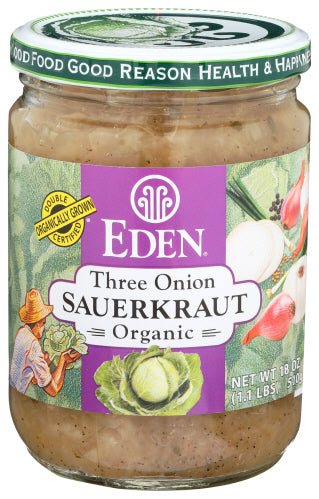 Eden Foods Sauerkraut 3 Onion Org