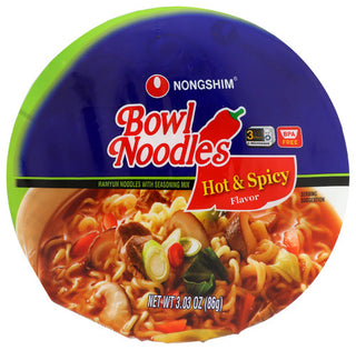 Nong Shim Soup Bowl Ndle Hot Spicy