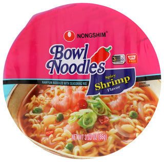 Nong Shim Soup Bowl Ndle Shrimp Spicy