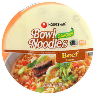 Nong Shim Soup Bowl Ndle Savory Beef