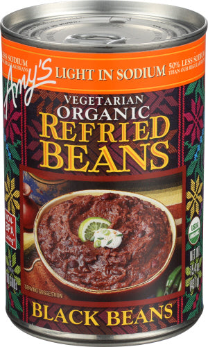 Amys Bean Refried Ls Black