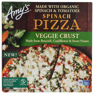 Amys Pizza Spinch Veggie Crust