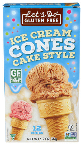 Lets Do Organics Ice Crm Cone Cake