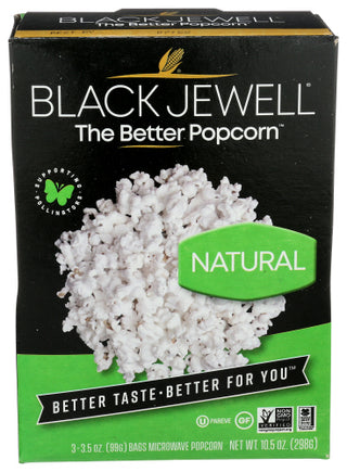 Black Jewell Popcorn Micro Naturl 3ct